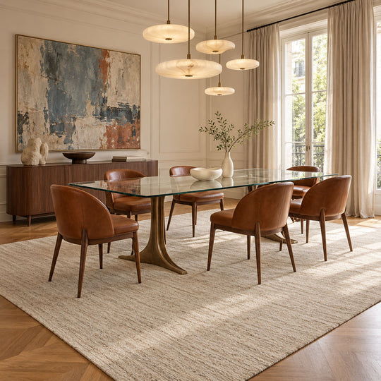 9x12 Hand Woven Mohair Rug New Zealand Wool Beige, Brown Modern Flatweave – Supersoft, Velvety Feel Rug