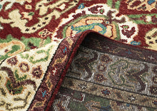 9x12 Rust, Lime, Ivory Color Hand Knotted Oushak Wool Arts and Crafts Oriental Rug