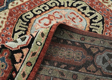 9x12 Rust, Sage, Beige Color Hand Knotted Oushak Wool Traditional Oriental Rug