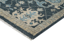 8x10 Slate, Gray, Beige Color Hand Knotted Oushak Wool Arts & Crafts Oriental Rug