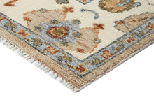 8x10 Mocha, Ivory, Gray Color Hand Knotted Oushak Wool Arts & Crafts Oriental Rug