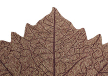 Multi Size Tan Rust Maroon Color Hand Hooked Leaf Jute loop Contemporary Oriental Rug
