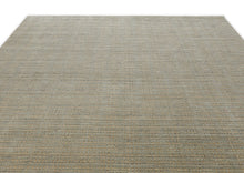 8x10 Tan, Gray, Color Hand Loomed  Wool & Jute Modern & Contemporary Oriental Rug