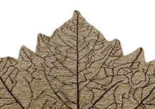 Multi Size Beige Tan Brown Color Hand Hooked Leaf Jute loop Contemporary Oriental Rug