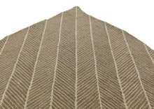 Multi Size Tan Beige Color Hand Hooked Leaf Jute loop Contemporary Oriental Rug