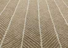 Multi Size Tan Beige Color Hand Hooked Leaf Jute loop Contemporary Oriental Rug