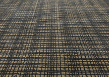 8x10 Tan, Black, Color Hand Loomed  Wool & Jute Modern & Contemporary Oriental Rug