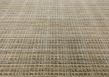 8x10 Tan, Beige, Color Hand Loomed  Wool & Jute Modern & Contemporary Oriental Rug