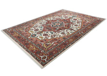 10x14 Rust, Ivory, Gold Color Hand Knotted Oushak Wool  Oriental Rug