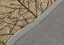 Multi Size Beige Tan Brown Color Hand Hooked Leaf Jute loop Contemporary Oriental Rug