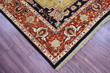 LoomBloom 6' 1'' x8' 10'' Gold Hand Knotted Traditional Oushak Wool Oriental Area Rug - Oriental Rug Of Houston