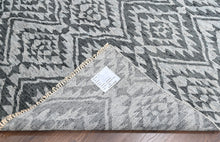 8'6x11'6 Gray, Silver, Color Hand Knotted Oushak Wool Modern Oriental Rug