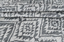 8'6x11'6 Gray, Silver, Color Hand Knotted Oushak Wool Modern Oriental Rug