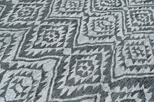 8'6x11'6 Gray, Silver, Color Hand Knotted Oushak Wool Modern Oriental Rug