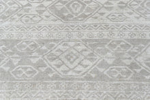 4x6 Beige, Gray, Color Hand Knotted Oushak Wool  Oriental Rug