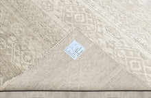 Multi Size Hand Knotted Wool Beige Oushak Southwestern