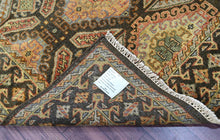 LoomBloom 5' 6'' x8' 8'' Gold Hand Knotted Transitional Oushak Wool Oriental Area Rug - Oriental Rug Of Houston
