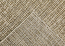 8x10 Tan, Beige, Color Hand Loomed  Wool & Jute Modern & Contemporary Oriental Rug