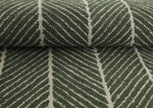 Multi Size Green Beige Color Hand Hooked Leaf Jute loop Contemporary Oriental Rug