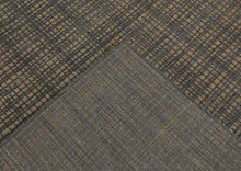 8x10 Tan, Dark gray, Color Hand Loomed  Wool & Jute Modern & Contemporary Oriental Rug