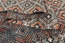 Multi Size Black Coral Ivory Color Hand Woven  Wool Modern & Contemporary Oriental Rug