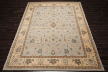 LoomBloom 8'8''x12' Mint Hand Tufted Traditional Abstract Wool Oriental Area Rug