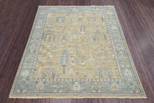 Multi Sizes Warm Beige Hand Knotted Traditional Oushak Wool Oriental Area Rug - Oriental Rug Of Houston