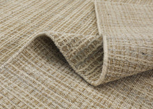 8x10 Tan, Beige, Color Hand Loomed  Wool & Jute Modern & Contemporary Oriental Rug
