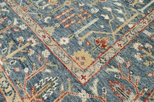 Multi Sizes Slate Hand Knotted Traditional Oushak Wool Oriental Area Rug - Oriental Rug Of Houston
