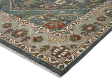 10x14 Gray, Taupe, Ivory Color Hand Knotted Oushak Wool  Oriental Rug