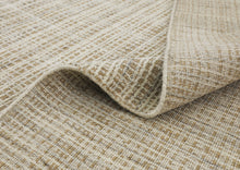 8x10 Tan, Ivory, Color Hand Loomed  Wool & Jute Modern & Contemporary Oriental Rug