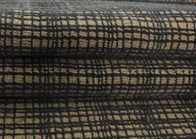 8x10 Tan, Black, Color Hand Loomed  Wool & Jute Modern & Contemporary Oriental Rug