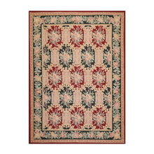 8x11 Red, Denim Hand Hooked 100% Wool Traditional Persian Oriental Area Rug - Oriental Rug Of Houston