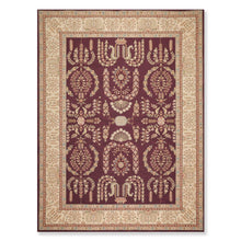 9x12 Aubergine Hand Hooked French Aubusson 100% Wool Traditional Oriental Area rug - Oriental Rug Of Houston