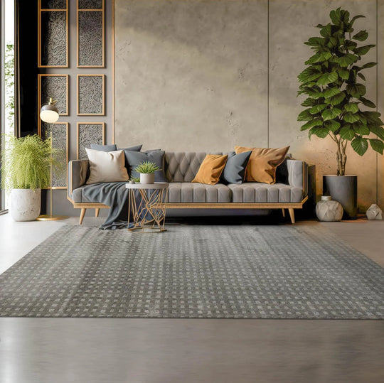 Multi Size Gray Hand Tufted Handmade 100% Wool Traditional Oriental Area Rug