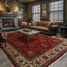 8'9" x 11'9" Hand Knotted 100% Wool Authentic Tabrizz Oriental Area Rug Red - Oriental Rug Of Houston