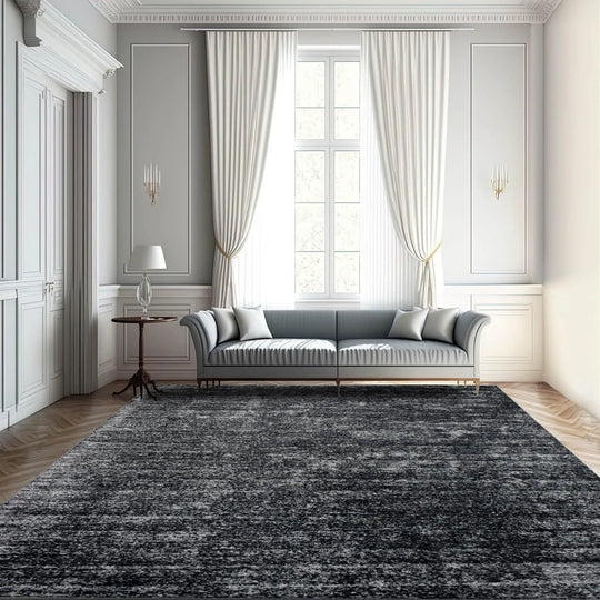 Multi Sizes Gray, Blue, Pink Hand Woven Polyester Traditional Persian Oriental Area Rug