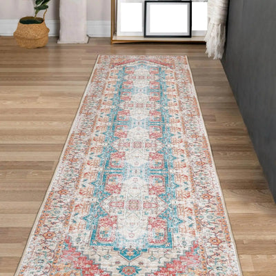 LoomBloom Multi Sizes Beige Machine Made Traditional Medallion Flatweave Polyester Oriental Area Rug - Oriental Rug Of Houston