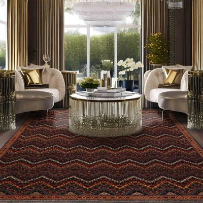 6'9'' x 10' Hand Knotted 100% Wool kashkuli 200 KPSI Oriental Area Rug Navy - Oriental Rug Of Houston