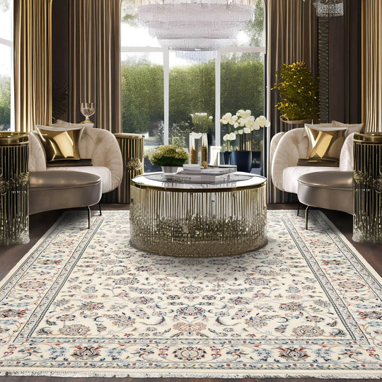 5'11''x 8'1'' Hand Knotted 100% Wool Peshawar Traditional Oriental Area Rug Aqua