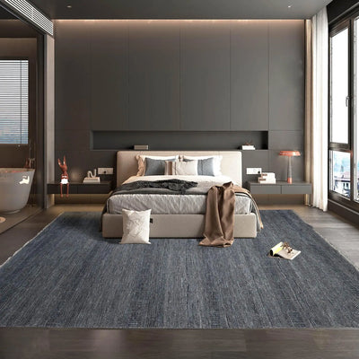 10x14 Blue, White, Color Hand Knotted  Wool and Bamboo Silk Modern & Contemporary Oriental Rug
