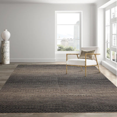 8' x 10' Hand Knotted 100% Wool Modern Oriental Area Rug Gray, Beige - Oriental Rug Of Houston