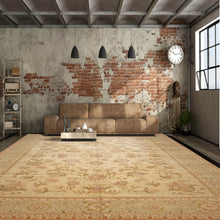 10' x14' 1'' Hand Knotted Caucasian  100% Wool Caucasian Traditional Oriental Area Rug Beige, Blush Color