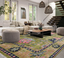 Multi Sizes Multi Colors Hand Knotted Muted Turkish Oushak 100% Wool Traditional Oriental Area Rug