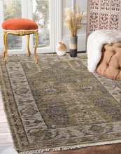 3'x5' Hand Knotted Turkish Oushak  100% Wool  Traditional  Oriental Area Rug Pistacchio,Beige Color