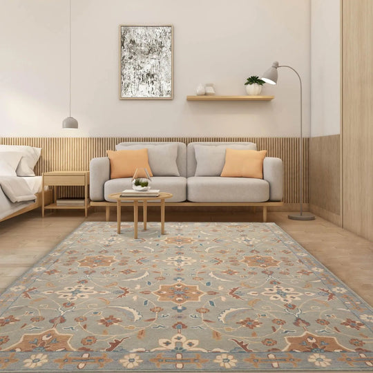 8x10 Hand Tufted Hand Made 100% Wool  Modern & Contemporary  Oriental Area Rug Gray,Slate Color