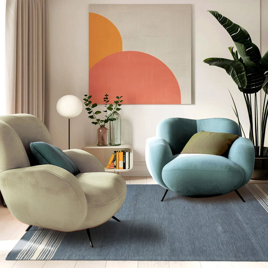 LoomBloom Multi Size Gray Hand Tufted Modern Geometric Wool Oriental Area Rug