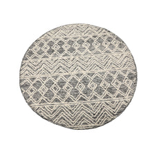 LoomBloom Multi Size Black Hand Tufted Transitional Geometric Wool Oriental Area Rug