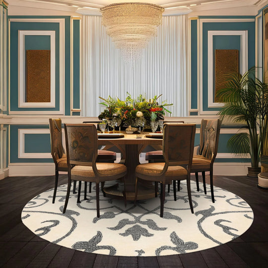 LoomBloom Multi Size  Ivory Hand Tufted Transitional Wool Oriental Area Rug