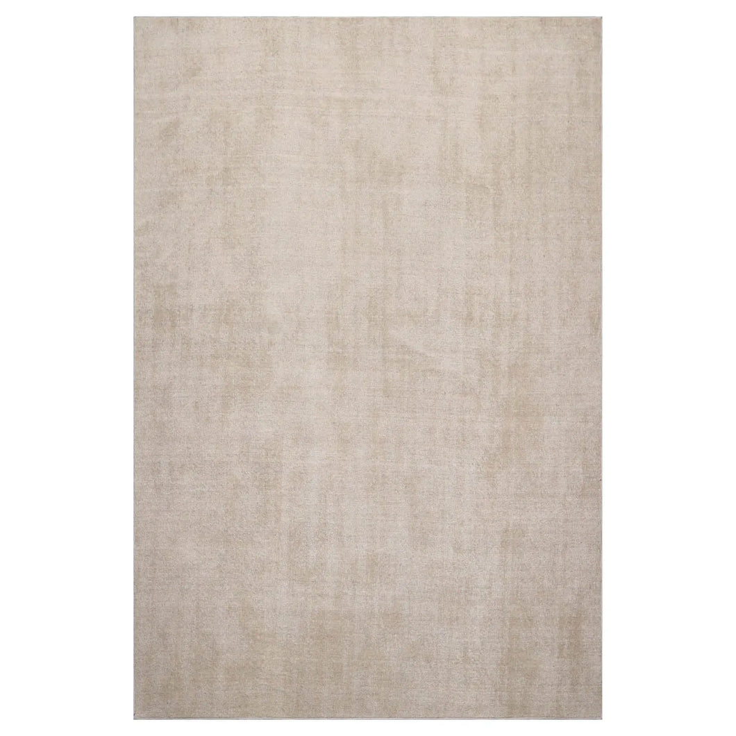4x6 Taupe Color Hand Tufted Textured New Zealand Wool Contemporary Oriental Rug